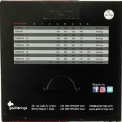 Galli Strings ECS5 Exposed Core Bass Str.