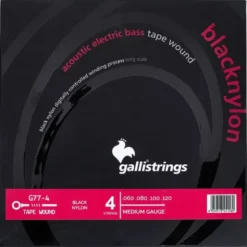 Galli Strings G77 Black Nylon Bass Strings