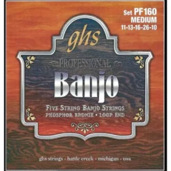 GHS PF160 5-String Banjo Set