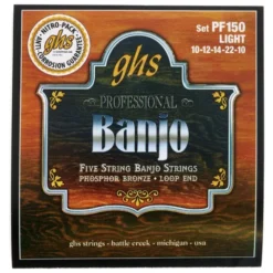 GHS PF150 5-String Banjo Set