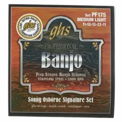 GHS PF175 5-String Banjo Set