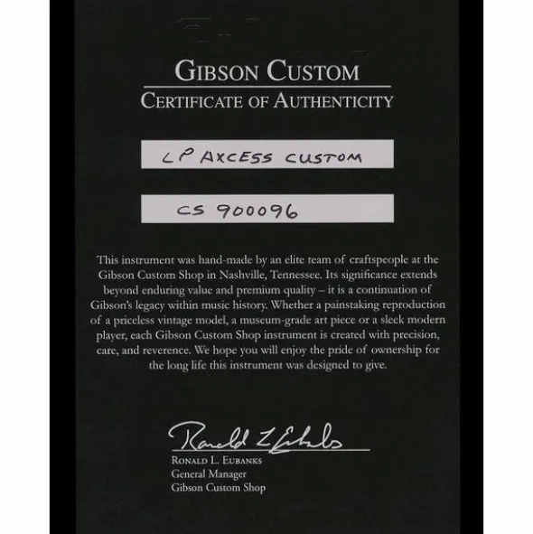 Gibson LP Axcess Custom FR EB
