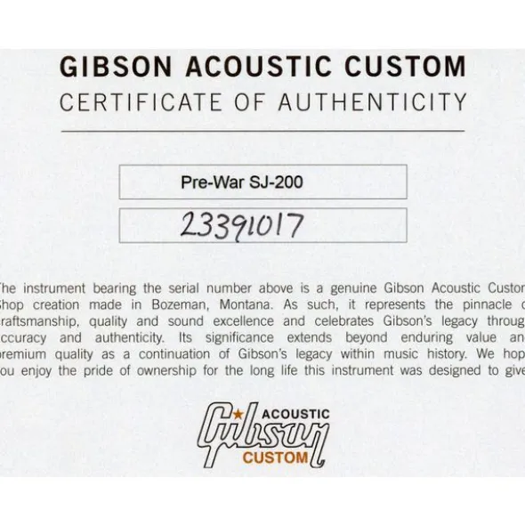 Gibson Pre-War SJ-200 RW VS