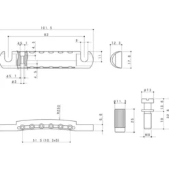 Gotoh GE101A Stop Tailpiece N