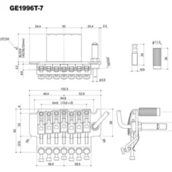 Gotoh GE1996T-7-40-C FR-St Tremolo