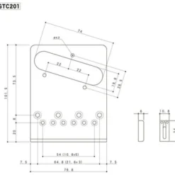 Gotoh GTC 201 T-Style Bridge B