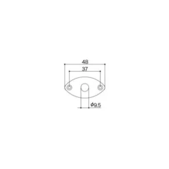 Gotoh Oval JCB-2 Jack Plate CB
