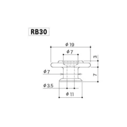 Gotoh RB30 String retainer B