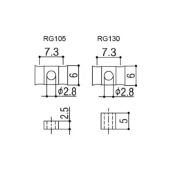 Gotoh RG105/RG130 String retainer AN