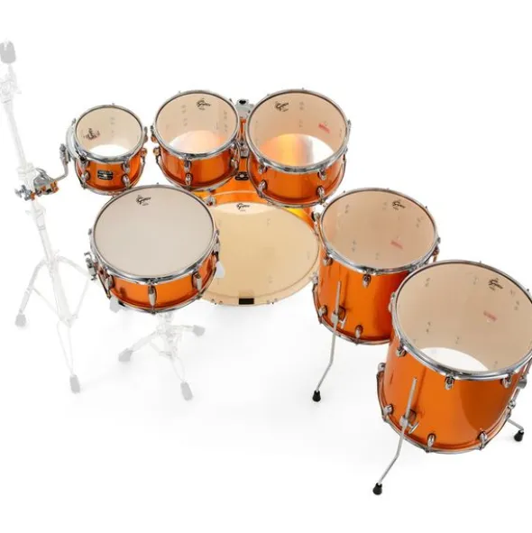Gretsch Drums Energy Orange Sparkle 7pcs Set