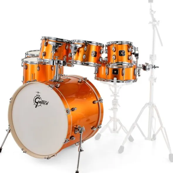 Gretsch Drums Energy Orange Sparkle 7pcs Set