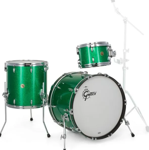 Gretsch Drums USA Custom 22 Green Sparkle