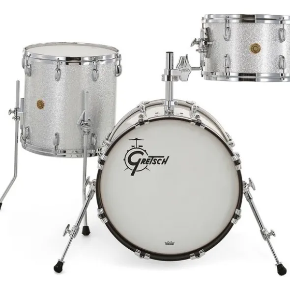 Gretsch Drums USA Custom 18 Silver Sparkle