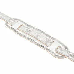 Gretsch Leather Tooled Retro Strap WH
