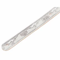 Gretsch Leather Tooled Retro Strap WH