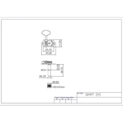 Grover H97-18N Sta-Tite Machine Head