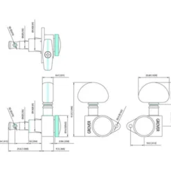 Grover Rotogrip 502C Chrome