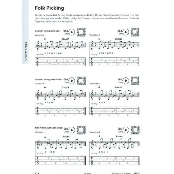 Hage Musikverlag Let's Play Guitar 2