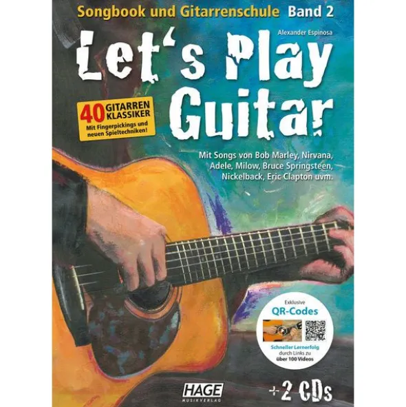 Hage Musikverlag Let's Play Guitar 2
