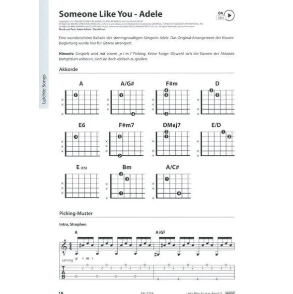 Hage Musikverlag Let's Play Guitar 2