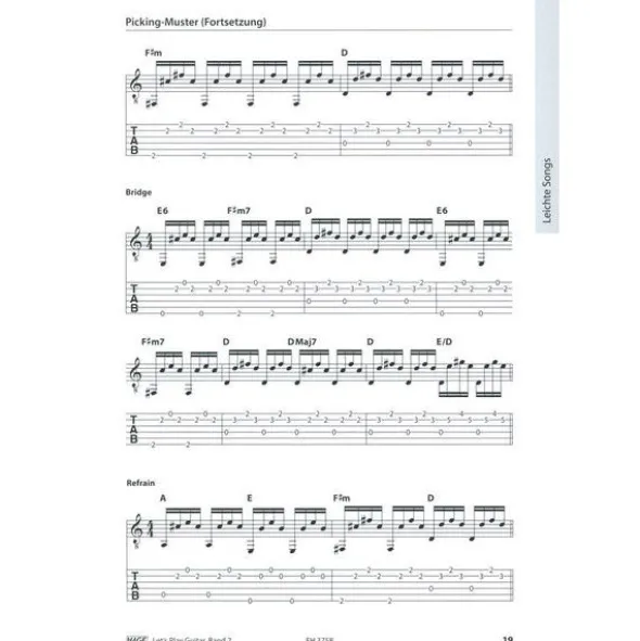 Hage Musikverlag Let's Play Guitar 2
