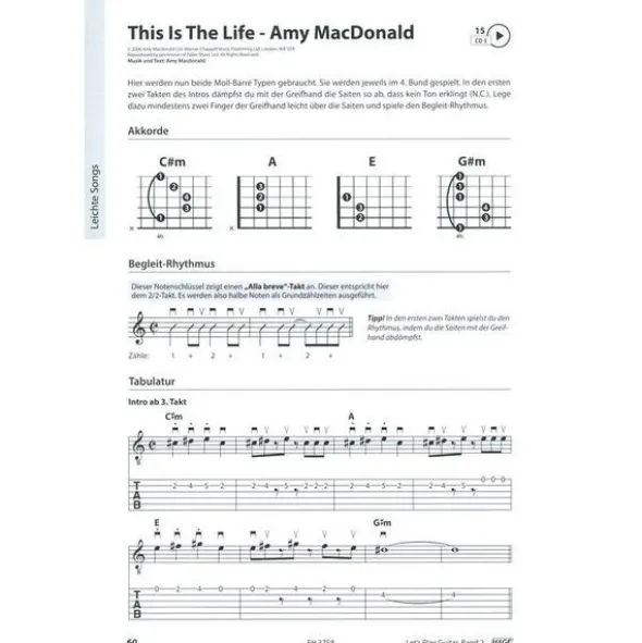 Hage Musikverlag Let's Play Guitar 2