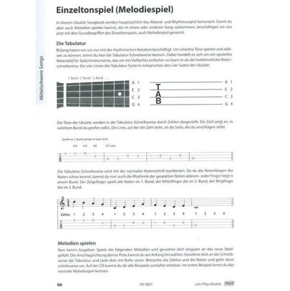 Hage Musikverlag Let's Play Ukulele