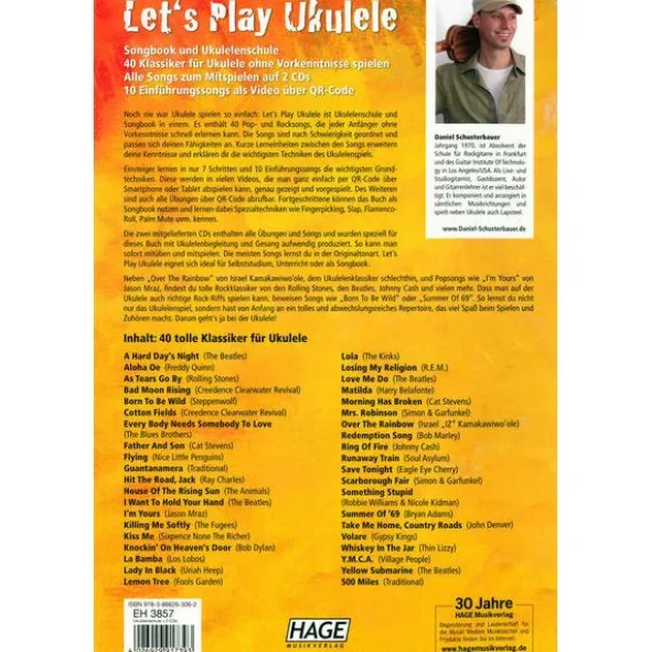 Hage Musikverlag Let's Play Ukulele