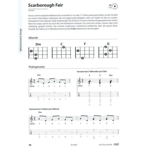 Hage Musikverlag Let's Play Ukulele