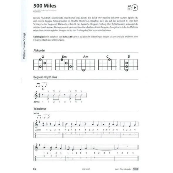 Hage Musikverlag Let's Play Ukulele