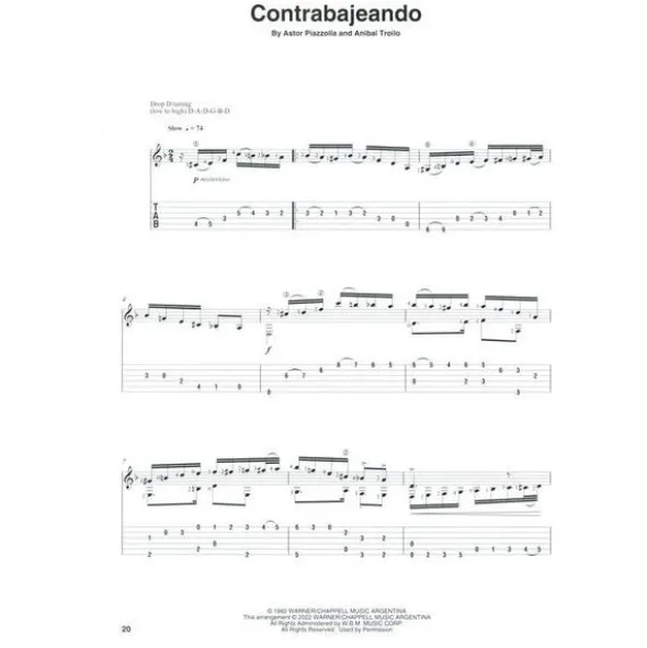 Hal Leonard Astor Piazzolla Guitar