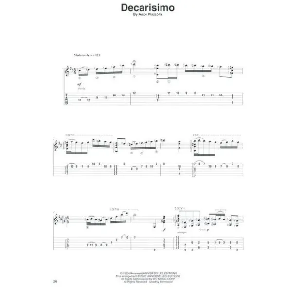 Hal Leonard Astor Piazzolla Guitar