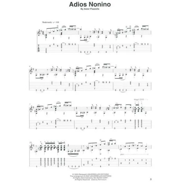 Hal Leonard Astor Piazzolla Guitar