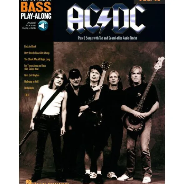 Hal Leonard Bass Play-Along AC/DC
