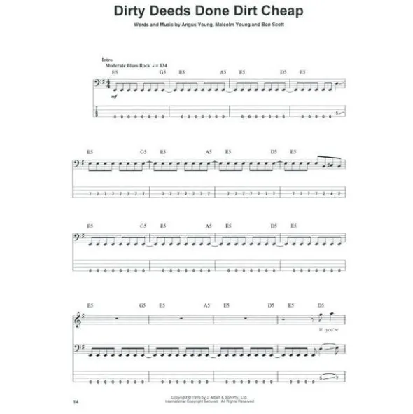 Hal Leonard Bass Play-Along AC/DC