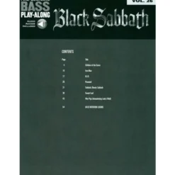 Hal Leonard Bass Play-Along Black Sabbath