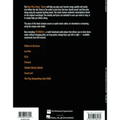 Hal Leonard Bass Play-Along Black Sabbath