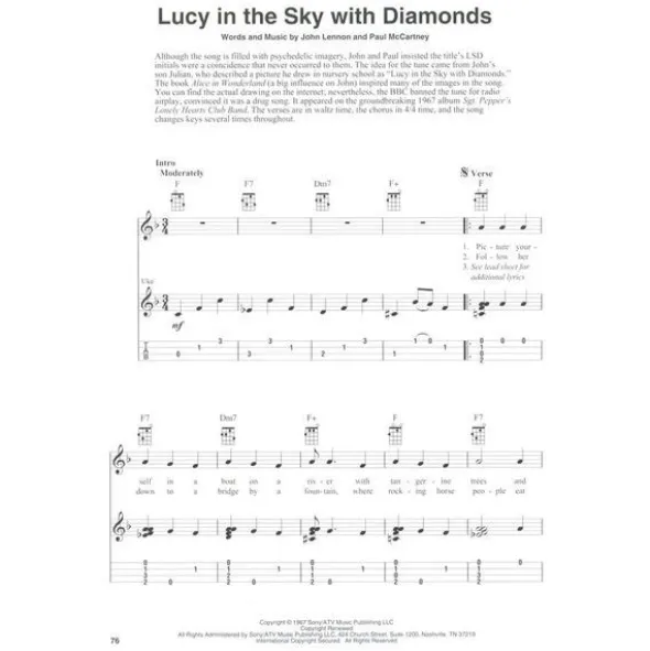 Hal Leonard Beatles Fingerstyle Ukulele