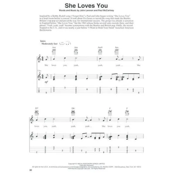 Hal Leonard Beatles Fingerstyle Ukulele