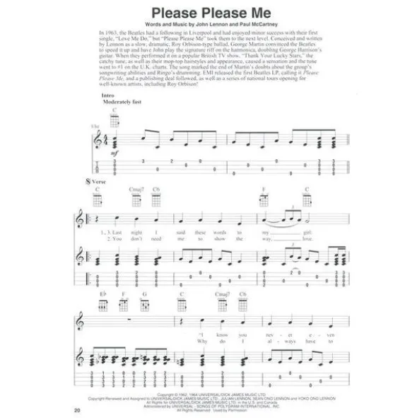 Hal Leonard Beatles Fingerstyle Ukulele
