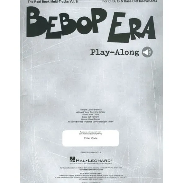 Hal Leonard Bebop Era Play-Along