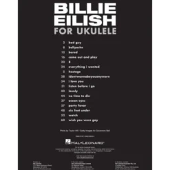 Hal Leonard Billie Eilish For Ukulele