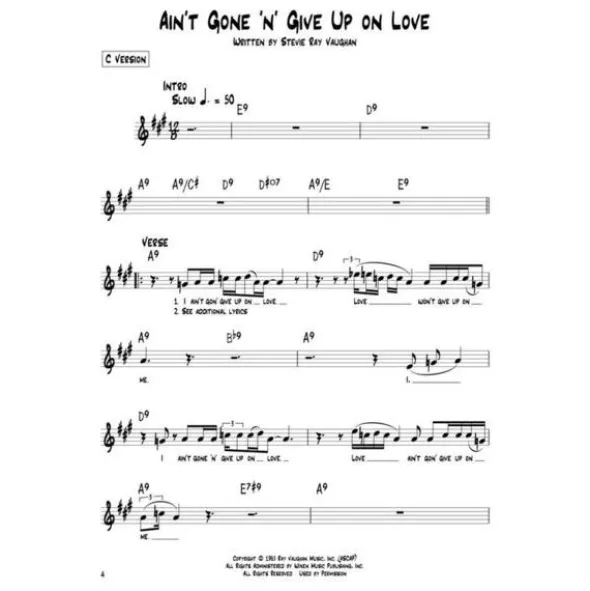 Hal Leonard Blues Play-Along Stevie Ray