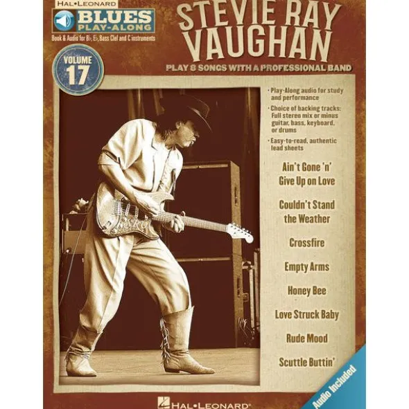 Hal Leonard Blues Play-Along Stevie Ray