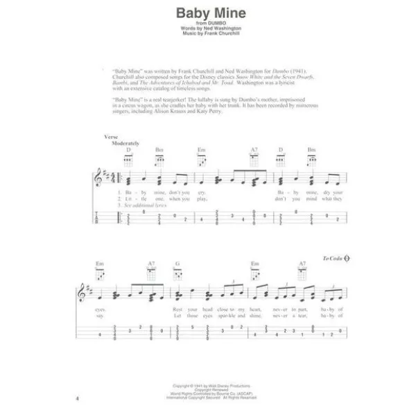 Hal Leonard Disney Ukulele Fingerstyle