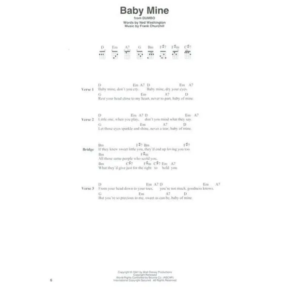 Hal Leonard Disney Ukulele Fingerstyle