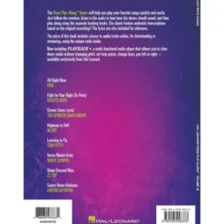 Hal Leonard Drum Play-Along Easy Rock