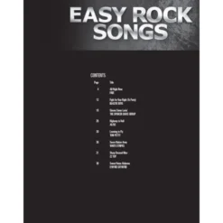 Hal Leonard Drum Play-Along Easy Rock