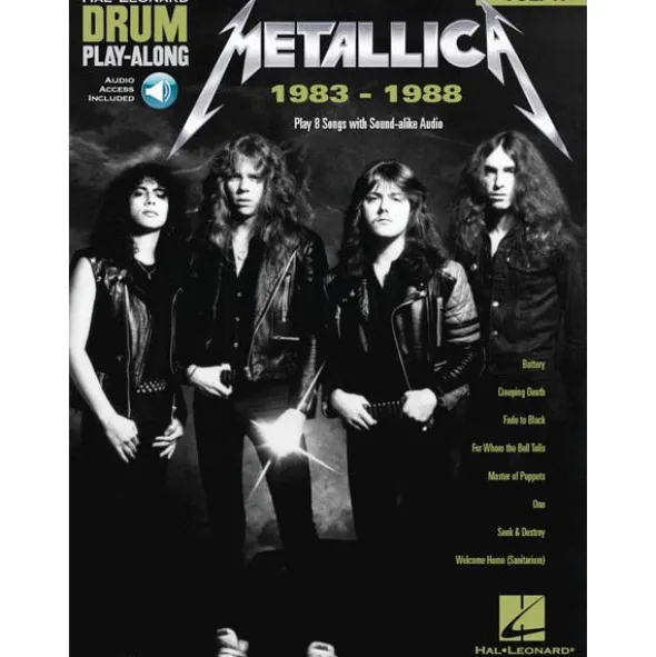 Hal Leonard Drum Play-Along Metallica 1983