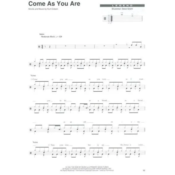 Hal Leonard Drum Play-Along Nirvana